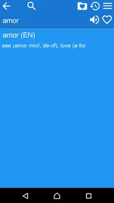 EN-ES Dictionary android App screenshot 5